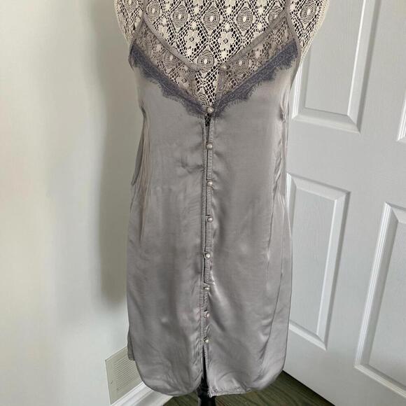 DONT ASK WHY American eagle brand silky grey gray dress one size - Picture 1 of 5